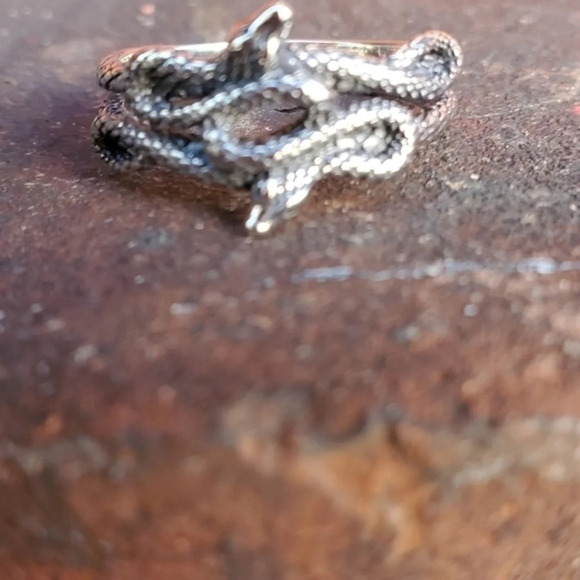 Sterling Silver Snake Ring‎ NEW - Picture 2 of 9